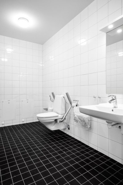 Toalett vid samlingslokal. Målgatan 1