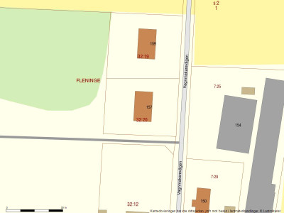 Fastighetskarta Vagnmakarevägen 157