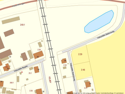 Fastighetskarta Vejbyslätts stationsväg 21
