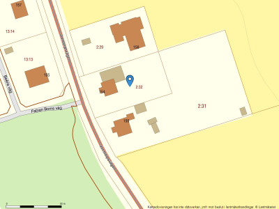 Fastighetskarta Jonstorpsvägen 154