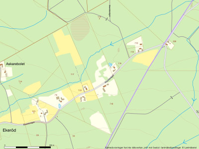 Fastighetskarta Ekerödsvägen 344
