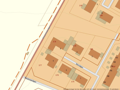 Fastighetskarta Norrvägen 6