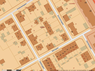 Fastighetskarta Falsterbogatan 9