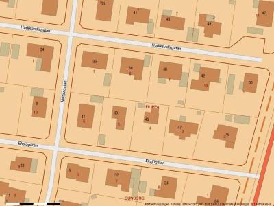Fastighetskarta Eksjögatan 45
